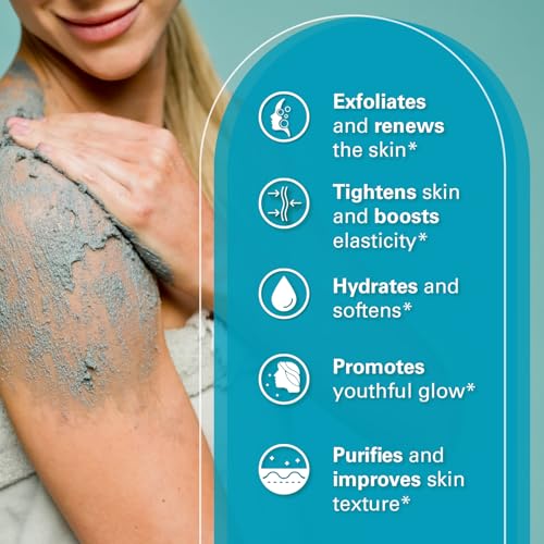 Exfoliating Charcoal Scrub for Body with Collagen & Stem Cells, 12 oz by M3