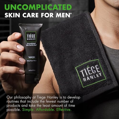 Tiege Hanley Anti-Aging Men's Skin Care Set, 30-Day, 6 Piece Kit