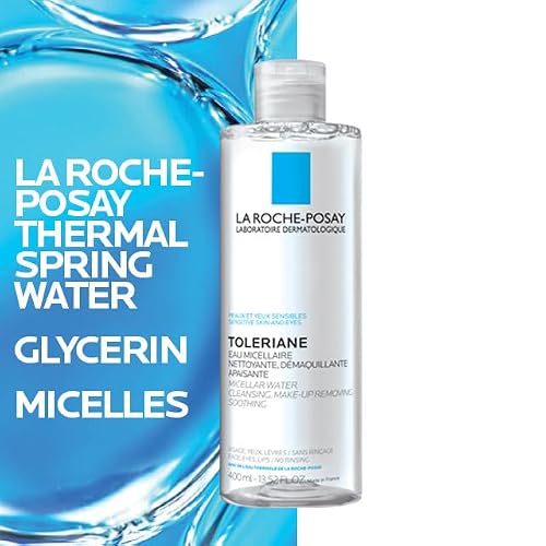 La Roche-Posay Micellar Water Makeup Remover for Sensitive Skin, 13.52oz