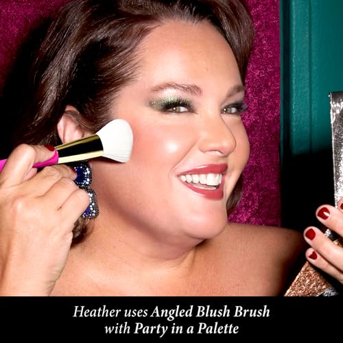 LAURA GELLER 5PC Full Face Professional Vegan Makeup Brush Gift Set | Apply Foundation, Blush, Bronzer, Eyeshadow & More | AMAZON EXCLUSIVE |