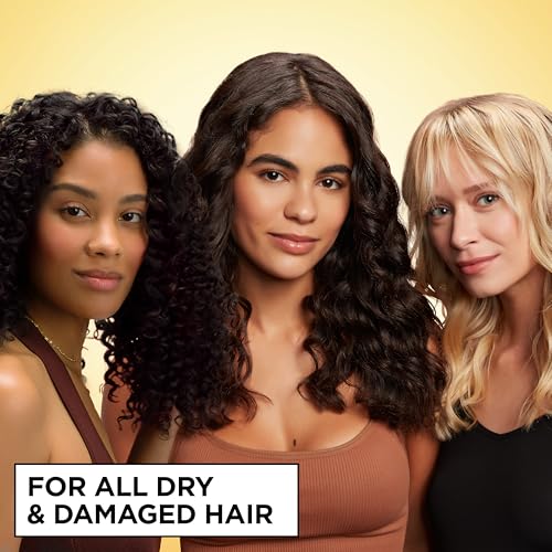 Garnier Whole Blends Hair Honey Milk 450F Heat Protectant Spray, For All Hair Types With Up To 100 Hrs of Frizz Control, 8.5 Fl Oz, 2 Count