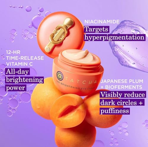 TATCHA The Brightening Eye Cream, Dark Circle Reduction with Vitamin C