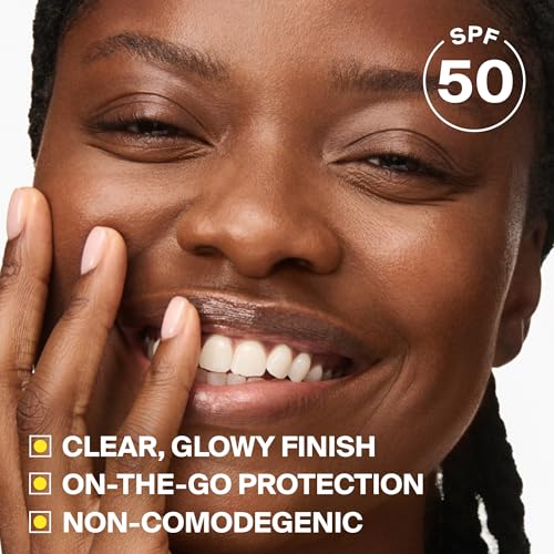 Supergoop! Glow Stick, .7 oz - SPF 50 PA++++ Dry Oil Sunscreen Stick for Face & Body - Brightens & Hydrates for a Healthy Glow - Mess-Free, Travel-Friendly SPF