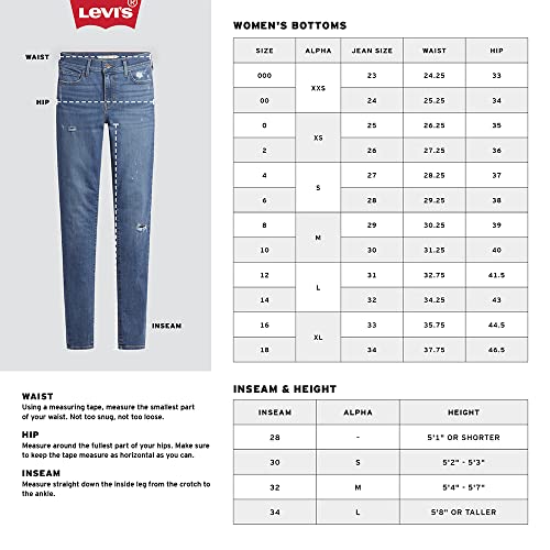 Levi's Women's 311 Shaping Skinny Jeans Pants, -Maui Views, 30 (US 10) S