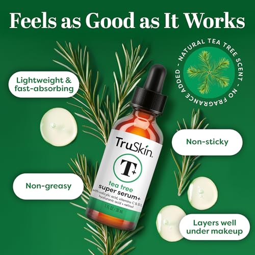 TruSkin Tea Tree Acne Serum with Salicylic Acid & Retinol, 1 fl oz