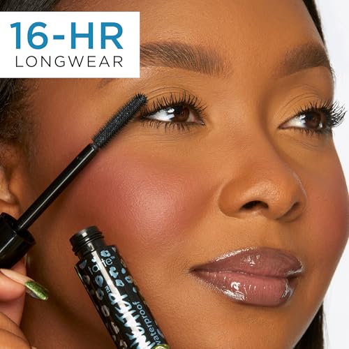 tarte maneater waterproof mascara – Extreme Curl, Instant Volume & Length, 16HR Ultra-Creamy Longwear Eye Makeup, Cruelty-Free, full size, black