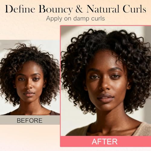 ‌4-in-1 Styling Cream for Flyaways & Curl Defining, Non-Greasy Smoothing Cream for Women & Kids, Add Shine Slick Back Hair, No White Flakes & Chemical Flavors Fly Away Hair Tamer