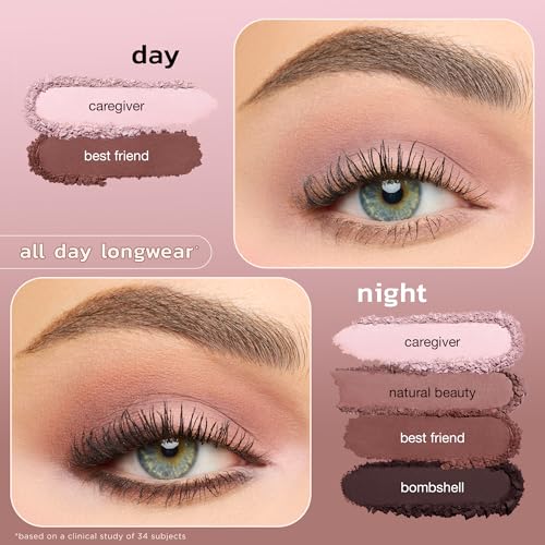 tarte tartelette matte Amazonian clay palette – Full-Size Eyeshadow Palette, Cool-Toned Longwear Buildable Makeup, Perfect for Travel, Vegan & Cruelty-Free