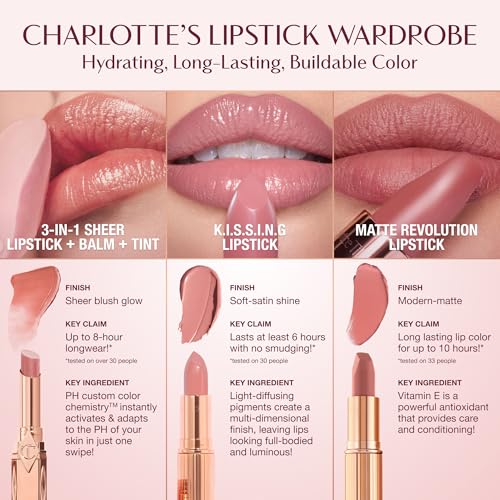 Charlotte Tilbury Matte Revolution Lipstick - Long Lasting, Hydrating