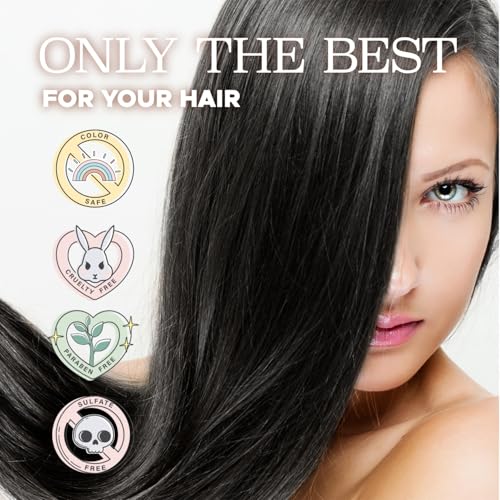 LUSETA Pure Argan Oil Hair Serum for Frizz Control 3.38 Floz