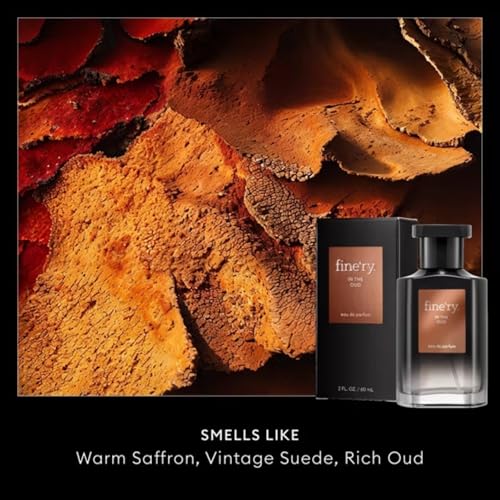 Fine'ry Cologne for Men Woody Warm Leather In the Oud Eau De Parfum (2 oz)