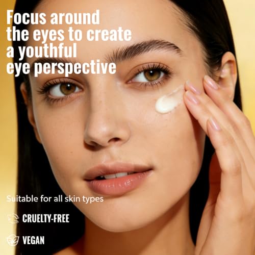 BLUE LOVE Eye Cream for Puffiness - Under Eye Bags & Dark Circles, 0.71 oz