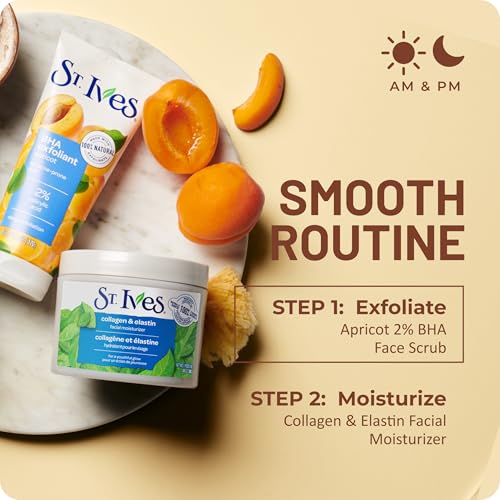 St. Ives Acne Control Apricot Face Scrub, Deep Exfoliator Skin Care, Prevents Acne for Radiant Skin, Salicylic Acid Acne Treatment Facial Scrub, Made with 100% Natural Exfoliants, 6 oz, 4 Pack