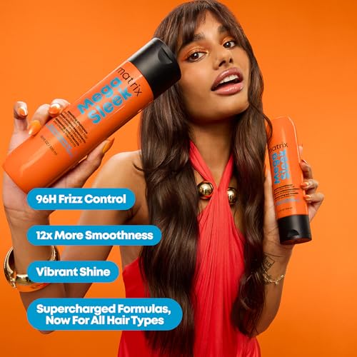 MATRIX Mega Sleek Conditioner – For Frizzy Hair, 33.8 Fl Oz