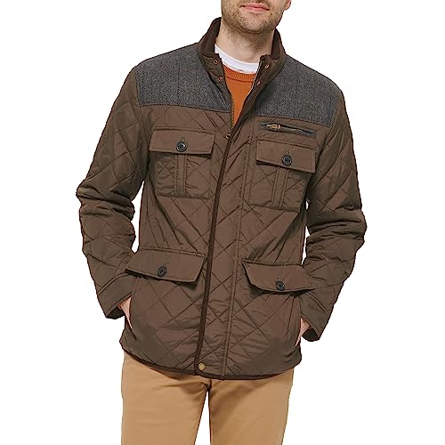 Cole Haan Men's Outerwear Jacket,Olive,XLARGE