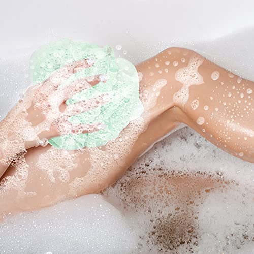 Fu Store Loofah Sponge Shower Loofahs 4 Colors Bath Sponges Body Scrubbers