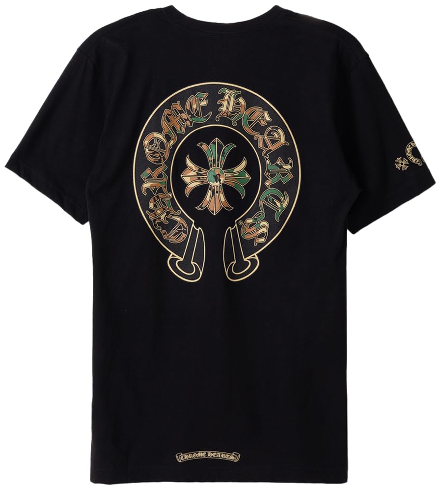 Camo Triple Cross T-Shirt, Large, Black