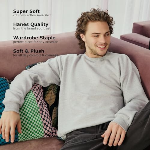 Hanes mens Ecosmart Sweatshirt, Stonewashed Green, XX-Large US