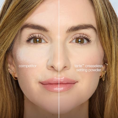 tarte creaseless setting powder – Loose Face Powder, Lightweight Oil-Absorbing Formula for Longwear Finish, Vegan & Cruelty-Free, full size, translucent