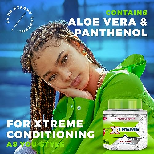 Xtreme Pro-Expert Clear Styling Hair Gel, 15.87 Oz, Pack of 2