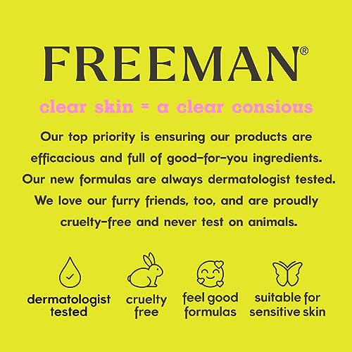 Freeman Anti-Stress Clay Mask, Dead Sea Mineral Face Mask, 6 Fl Oz Tube