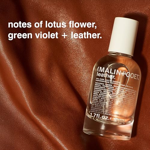MALIN+GOETZ Leather Eau de Parfum, Smoky Floral, Unisex, 1.7 fl oz