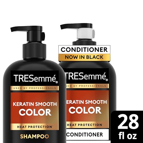 TRESemmé Shampoo and Conditioner Set, Keratin Smooth Color, 28 Oz Ea