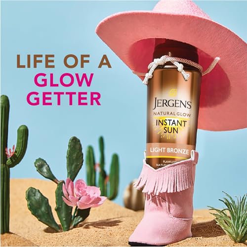 Jergens Natural Glow Self Tanner Mousse, Light Bronze Tan, 6 fl oz