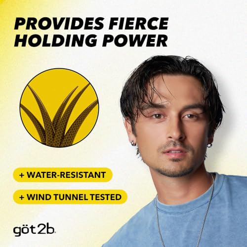 Got2B Glued Styling Spiking Hair Gel 2 - 6 oz tubes + 1 Travel 1.25 oz tube