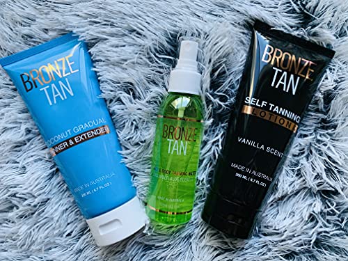 Bronze Tan Self Tanning Lotion for Face & Body, No Color Guide, 200 mL