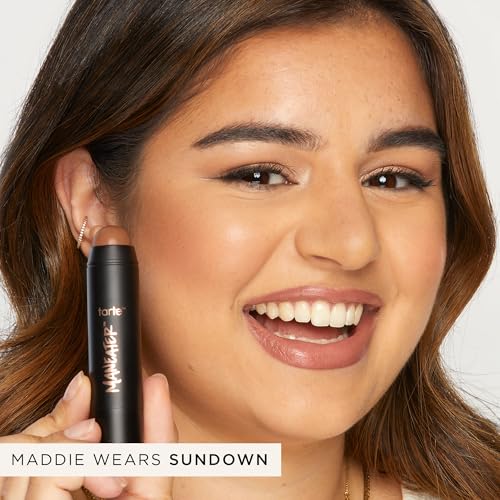 tarte maneater silk stick bronzer – Buildable Lightweight Cream Bronzer, Natural Matte Finish, Vegan & Cruelty-Free, full size, dusk