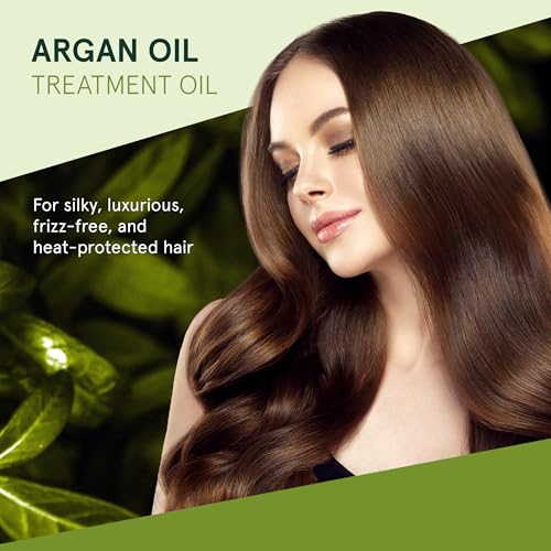 Inoar Argan Oil Hydrating Treatment Oil with Smoothing & Thermal Protection for Hair, Vegan & Cruelty-Free, 2 Fl Oz