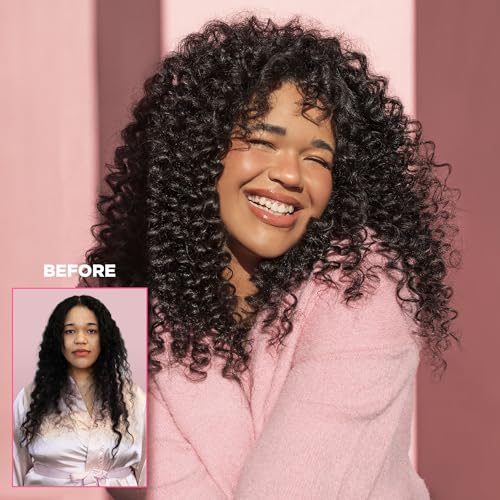 Design.Me PUFF.ME Hair Volumizing Mousse | Lightweight & Flexible Hold Mousse for Curls, Waves, or Straight Hair | Sulfate & Paraben-Free Volumizer for Fine Strands with Vitamins B5 & E, 250mL