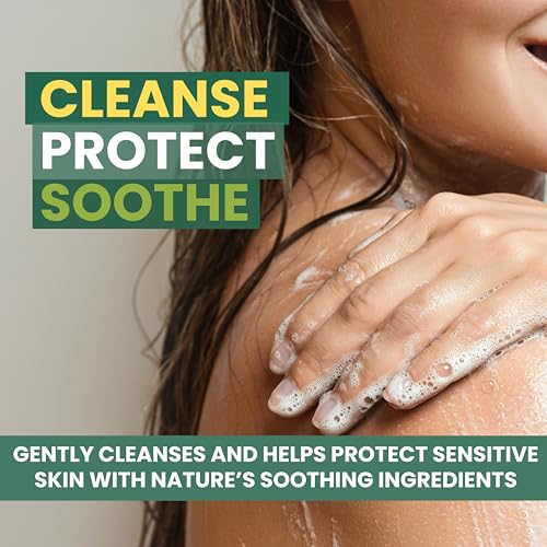 KESMEDIK Tea Tree Body Wash MaxTherapy with Eucalyptus, Aloe & 100% Tea Tree Oil for Skin, Cleans, Soothes and Refreshes Sensitive, Itchy Skin, Body & Foot Soap for Men & Women, 2-Pack