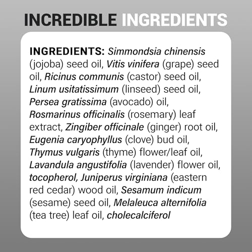 Dr. Berg Scalp & Hair Serum (Improved Formula) with Vitamin D3 & E - Clinically Tested, Paraben- and Sulfate-Free Hair Oil for Women & Men - Includes Rosemary Oil, Castor Oil & Jojoba Oil - 2 Fl oz