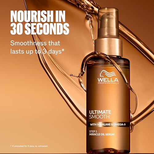 Wella Professionals Ultimate Smooth Miracle Oil Serum, Squalane & Omega 9