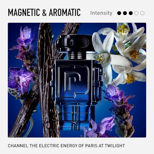 Rabanne Phantom Eau de Parfum for Men - Aromatic Ambery Perfume with Lavender, Orange Blossom & Vanilla - Long Lasting & Thrilling Refillable Fragrance Spray from Paris, 1.7 oz
