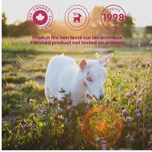 Caprina by Canus Goat Milk Soap Bar, ORIGINAL, 3.2 oz (90 g) Bars, 3-Pack, Moisturizing Daily Cleanser for Face, Hands & Body, Fresh Canadian Goat Milk