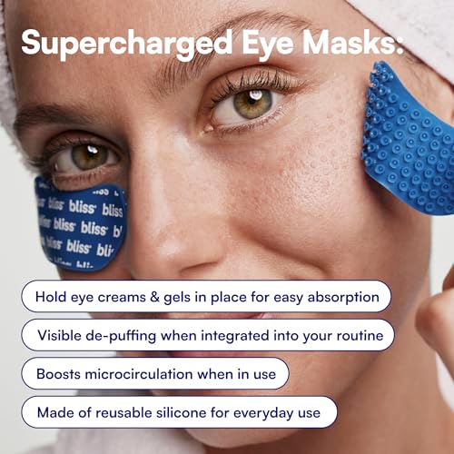 Bliss Pro Supercharged Reusable Silicone Under-Eye Masks - 1 Pr - Daily Use