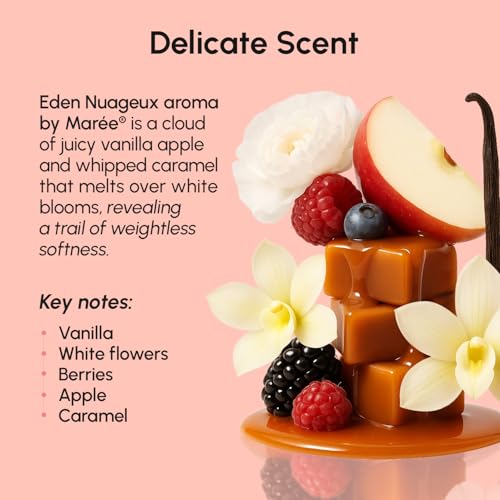 MAREE Body Butter Cream – Whipped Body Butter for Women Smell Good – Ayurvedic Skin Care – Body Moisturizer for Dry Skin – Vanilla Shea Butter Cream for Women & Men with Marine Collagen & Argan Oil