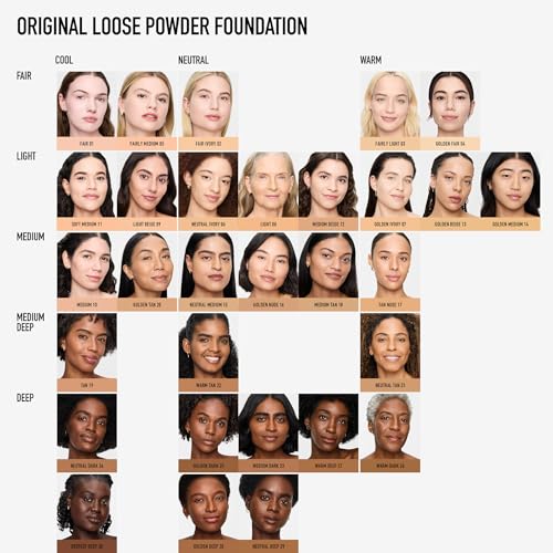 bareMinerals ORIGINAL Loose Powder Foundation, Medium Beige 12, 0.28 oz