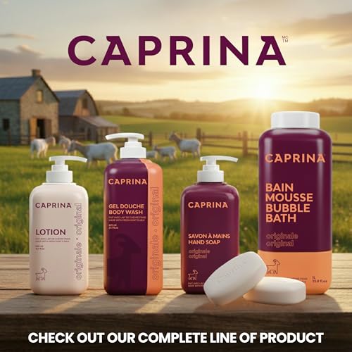 Caprina Canus Original Formula Fresh Goat's Milk Soap, 16 bars