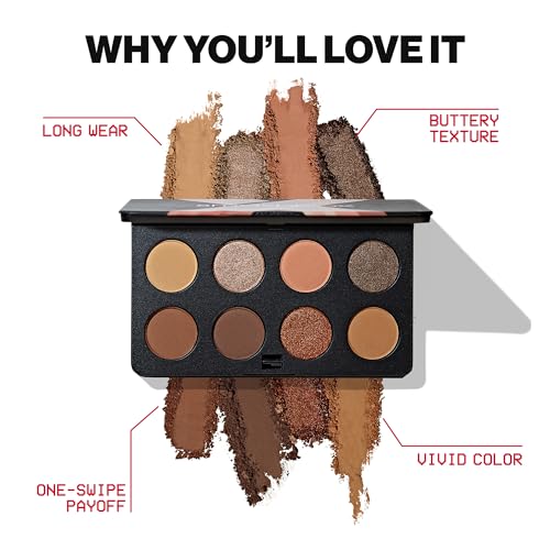Smashbox Always On Mood Board Eye Shadow Palette | Long-Wearing Eye Shadow Palette For Every Mood | High Pigment + Shimmer Shades, 0.24 Ounce, Cozy Vibes