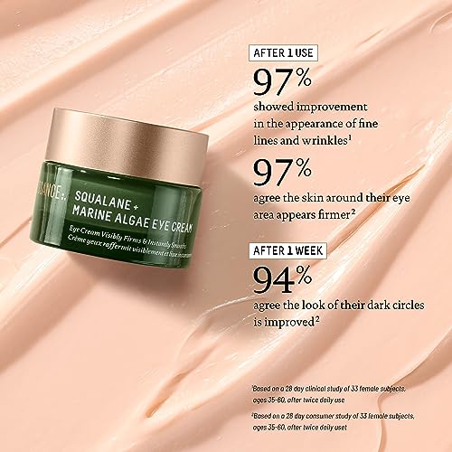 BIOSSANCE Squalane & Marine Algae Eye Cream - Anti-Aging - 0.5 oz