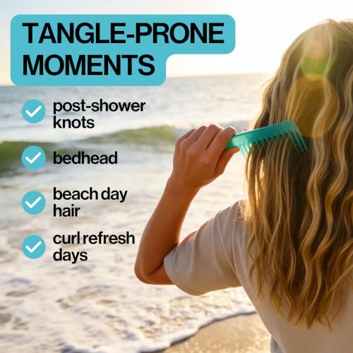 Pacifica Coconut Milk Hair Detangler Spray – Leave-In Conditioning Elixir for Tangle-Free Hair – Instantly Detangles Knots, Adds Shine & Moisture, Prevents Breakage & Frizz – Vegan & Cruelty-Free