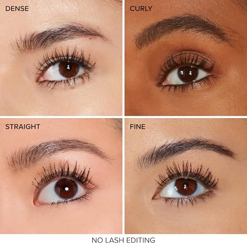 Too Faced Better Than Sex Waterproof Mascara | Volumizing and Lengthening Waterproof Mascara + Hourglass Brush | Formula for Dramatic Lashes | Cruelty-Free Eye Makeup, Black, Travel Size, 0.17 Fl Oz