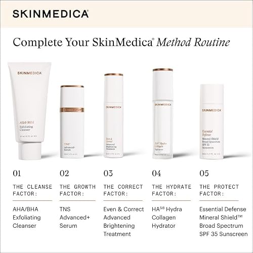 SkinMedica TNS Advanced+ Face Serum - Multi Peptide Serum to Help Improve the Appearance of Wrinkles, Fine Lines, Skin Tone & Texture (1 oz)