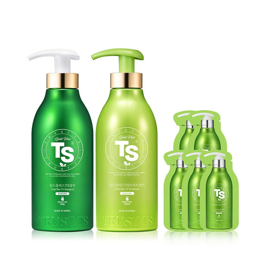 Gold Plus TS Shampoo for Hair Growth & Thickness(16.9 Fl Oz) Luxury Gold Biotin Ingredients | For Damaged, Dry, Thin Hair | Silicone Free ([SET])