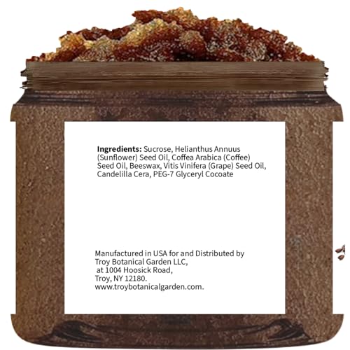Brown Sugar & Arabica Coffee Body Scrub – Natural Exfoliating Scrub for Smooth, Glowing Skin, Hydrating & Cellulite-Reducing, Paraben-Free, Spa-Quality