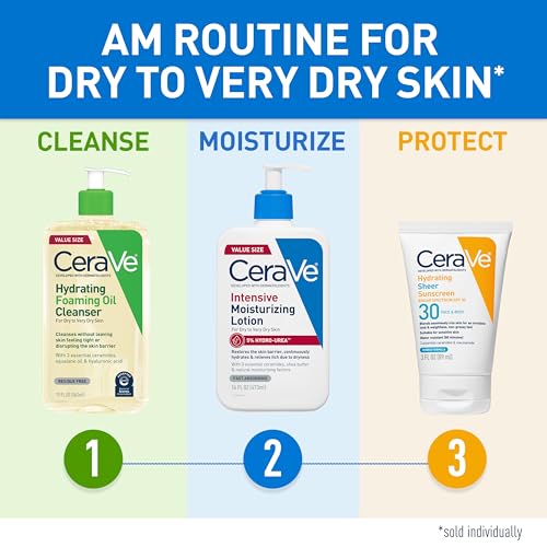 CeraVe Intensive Moisturizing Lotion, Shea Butter Body Lotion, 16oz
